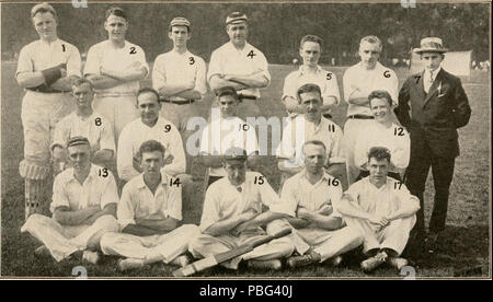 1556 Spalding ufficiale della guida di cricket; con il quale è incorporata la American cricket annuale (1914) (14577264137) Foto Stock