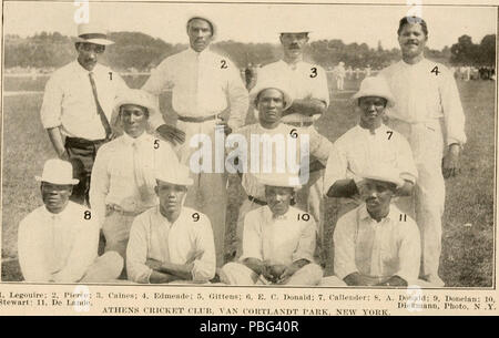 1556 Spalding ufficiale della guida di cricket; con il quale è incorporata la American cricket annuale (1914) (14740702646) Foto Stock