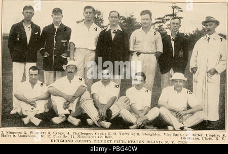 1556 Spalding ufficiale della guida di cricket; con il quale è incorporata la American cricket annuale (1914) (14761368584) Foto Stock