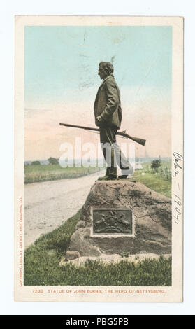 1571 la statua di John Burns, Gettysburg, Pa (NYPL b12647398-66461) Foto Stock