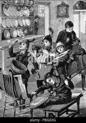 1579 Sciopero fino la banda Foto Stock