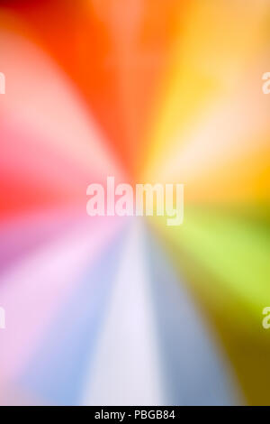 Rainbow radiante sfondo colorato liscio con colori pastello delle transizioni Foto Stock