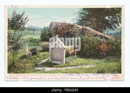 836 John Brown's grave, Nord Elba, N. Y (NYPL b12647398-63032) Foto Stock