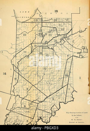 1644 La storia dello stato di Indiana - fin dalle prime esplorazioni dai francesi al tempo presente, contenente un conto dei principali diritti civili e politici e le vicende militari, da 1763 a 1897 (14781870382) Foto Stock