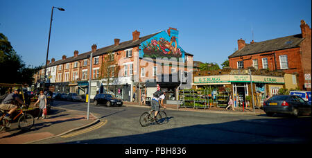 Pavoncella Lane Burton Road West Didsbury, South Manchester junction Foto Stock