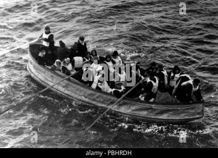 Landscap 1751 Titanic scialuppa di salvataggio Foto Stock