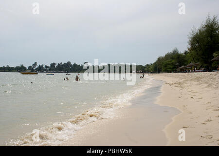 Otres Spiaggia, Cambogia Foto Stock