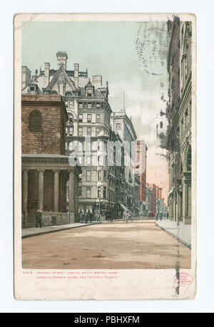 1772 Tremont Street guardando verso sud (Parker H. e Tempio), Boston, massa (NYPL b12647398-68821) Foto Stock