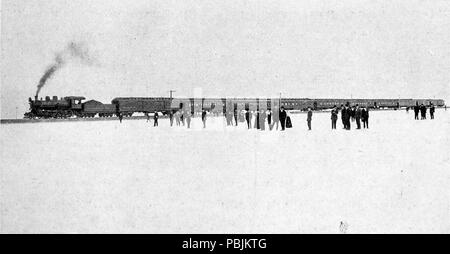 1844 Western Pacific Railroad in Salduro, Tooele County, Utah (1911) Foto Stock