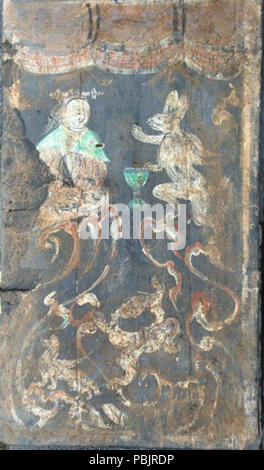 1874 Xin Dynasty tomba dipinti Foto Stock