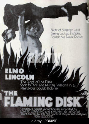 1635 La Flaming disc (1920) - 2 Foto Stock
