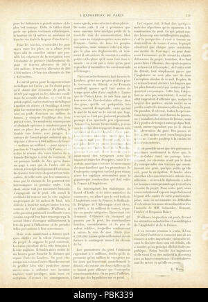 873 L'Exposition de Paris de 1889 N63 pagina 179 Foto Stock