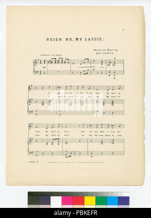 750 Heigh ho, il mio lassie (NYPL ADE-609337-1823427) Foto Stock