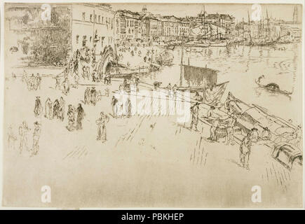 822 James Abbott McNeill Whistler - la Riva, n. 1 - Foto Stock