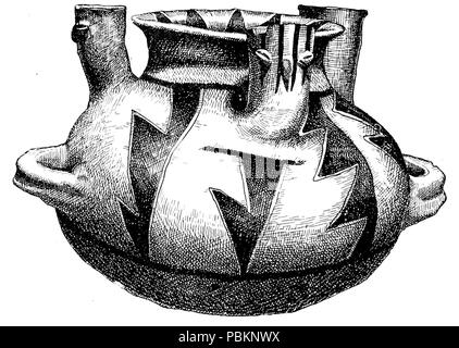 886 Las ruinas prehispánicas de El Alfarcito - fig.13 - página 26 Foto Stock