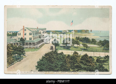 770 Hotel Belmont, West Harwich-per-il-Mare, Massachusetts, vista dall'hotel guardando ad Est (NYPL b12647398-79426) Foto Stock