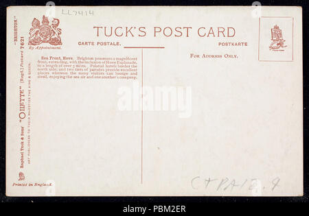 773 Hove fronte mare, guardando verso Brighton. (Bni 442363) Foto Stock