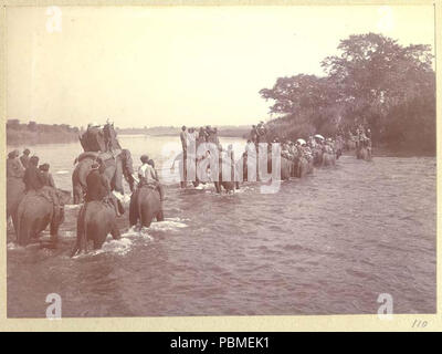 860 King George V Caccia in Nepal nel 1911 (11) Foto Stock