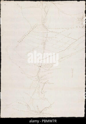 . Una mappa da Lewis e Clark Expedition. 1800 916 Lewis e Clark Expedition mappe (114) Foto Stock