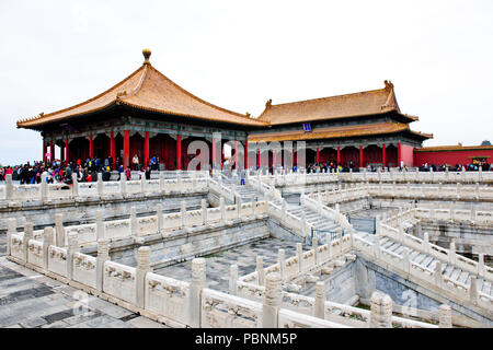 Città proibita,Palace Museum, (Gugong),Piazza Tiananmen,Beijing,Repubblica Popolare Cinese,PRC,Cina Foto Stock