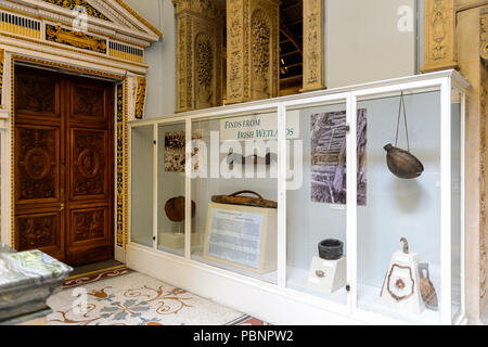 Dublino, Irlanda - Luglio 12, 2016: Interno del Museo Nazionale di Irlanda, istituito il 14 agosto 1877 Foto Stock