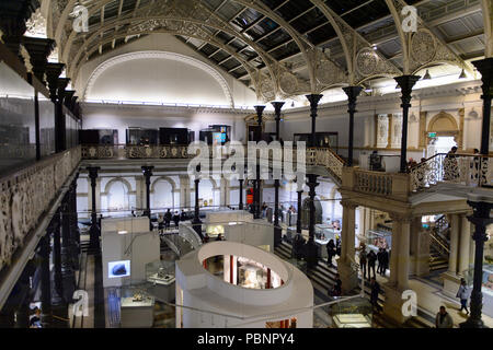 Dublino, Irlanda - Luglio 12, 2016: Interno del Museo Nazionale di Irlanda, istituito il 14 agosto 1877 Foto Stock