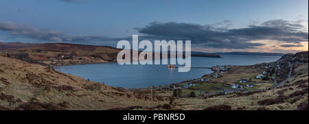 Panorama Uig , Isola di Skye in Scozia Foto Stock