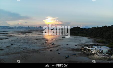 Pak mudflat nai in hong kong Foto Stock