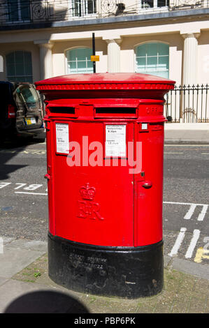 Montante Red Letter Box, London, Regno Unito Foto Stock