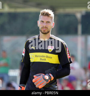 Heimstetten, Germania. 29 Luglio, 2018. Ron Robert ZIELER (Stoccarda), .friendly VfB Stuttgart vs SE Eibar, Sportpark Heimstetten/Germania, luglio 29, 2018 come preparazione per la prossima stagione gioca il primo campionato di squadre di Germania e Spagna, Credito: Wolfgang Fehrmann/ZUMA filo/Alamy Live News Foto Stock