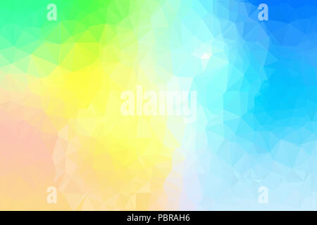 Alta risoluzione immagine basato su triangoli colorati Foto Stock