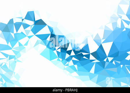 Alta risoluzione immagine basato su triangoli colorati Foto Stock