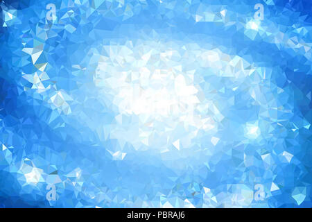 Alta risoluzione immagine basato su triangoli colorati Foto Stock