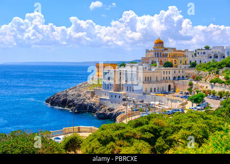 Santa Cesarea Terme Salento regione Puglia Lecce sud italia Foto Stock