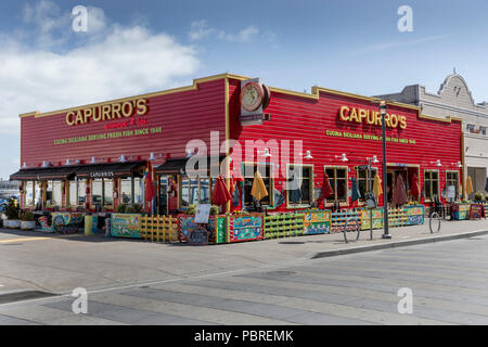 Capurro's Restaurant, Fishermans Wharf di San Francisco, California, Stati Uniti d'America, Venerdì 01 Giugno, 2018. Foto Stock