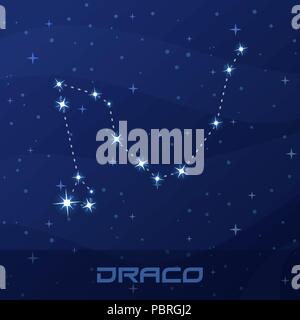 La costellazione del Dragone nel Immagine e Vettoriale Alamy