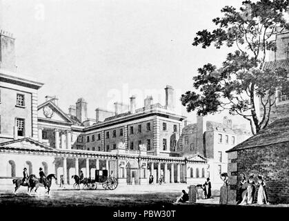 Admiralty Building Whitehall 1790. Foto Stock