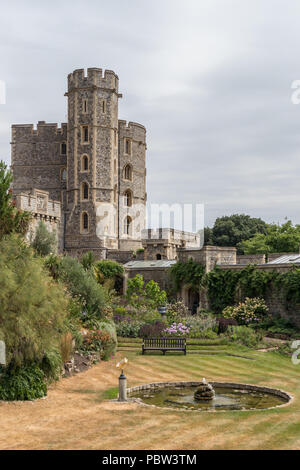 WINDSOR & Maidenhead Windsor/UK - Luglio 22 : Vista del Castello di Windsor a Windsor & Maidenhead Windsor sulla luglio 22, 2018 Foto Stock