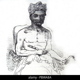 69 Raja Balinese in Thomas Stamford Raffes la storia di Java 1817 Foto Stock