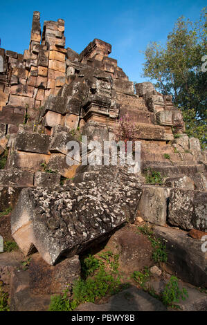 Battambang Cambogia, Wat Ek Phnom un undicesimo secolo angkorian tempio Foto Stock