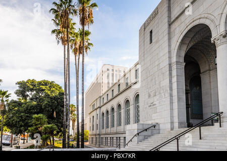 Los Angeles City Hall, California.L edificio è stato progettato da Giovanni Morbo di Parkinson, John C. Austin e fu completato nel 1928 Foto Stock