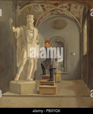 87 lo scultore Fogelberg's Studio a Roma (Carl Stefan Bennett) - Nationalmuseum - 20947 Foto Stock