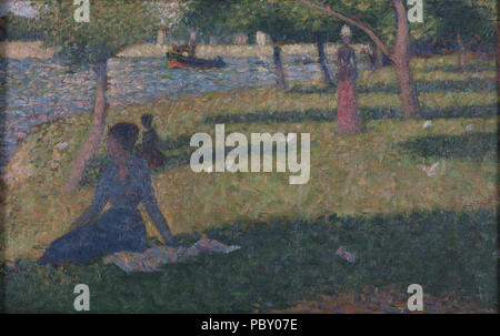 240 Georges Seurat - Étude pour la Grande Jatte PC 132 Foto Stock