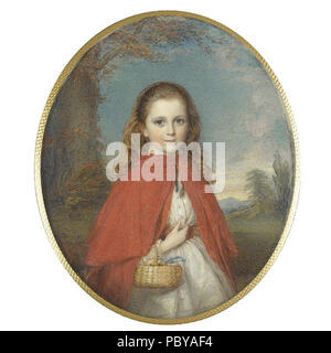 176 Easton-reginald-1807-1893-unità ritratto-di-un-giovani-girl-1864496 Foto Stock