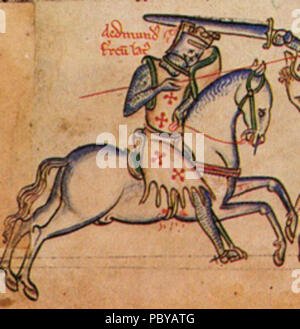 177 Edmund Ironside da Matthew Paris Foto Stock