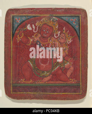 297 Apertura Card (Tsakalis). Hayagriva. Il Tibet, 13-14 secolo, Metmuseum. Foto Stock