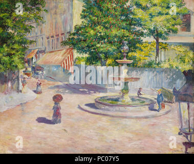 259 Gustave Caillebotte - Place Saint-Georges Foto Stock