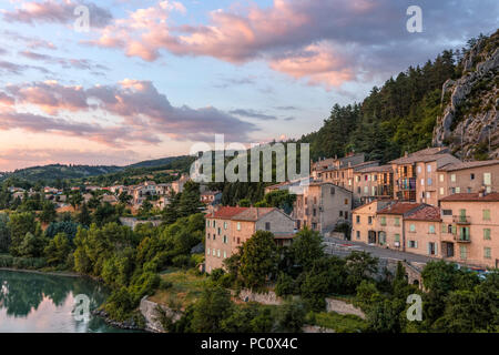 Sisteron, Alpes-de-Haute-Provence, Francia, Europa Foto Stock