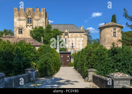 Allemagne-en-Provence Alpes-de-Haute-Provence, Provenza, Francia Foto Stock