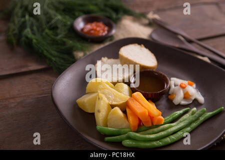 Galantina indonesiano cibo Foto Stock